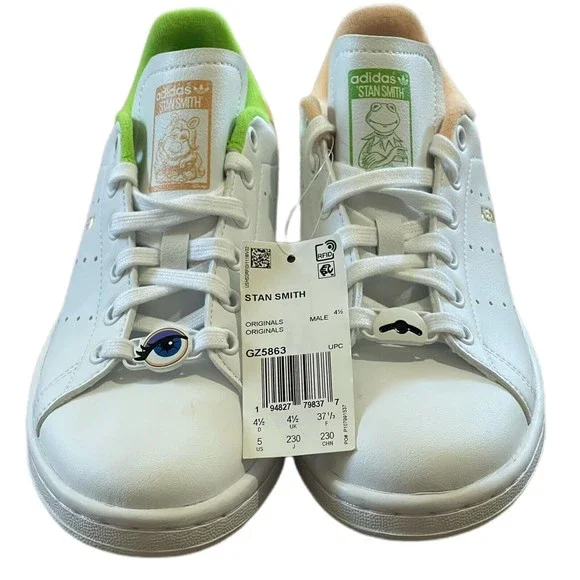 adidas Stan Smith x Disney Miss Piggy & Kermit 2021 - Womans Shoe Size 7